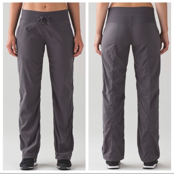 Lululemon Dark Carbon Grey Dance Studio Pant III Regular Unlined 6 - Picture 1 of 7